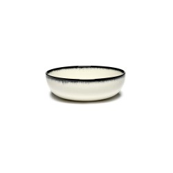 Serax Dé Ann Demeulemeester - Coffret de 2 Coupelles mini en porcelaine 12.9cm Blanc/Noir VA