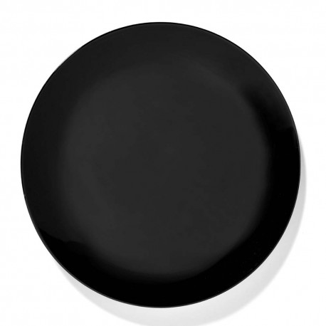 Assiettes porcelaine Serax Dé Ann Demeulemeester 28cm Noir