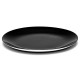 Assiettes porcelaine Serax Dé Ann Demeulemeester 28cm Noir