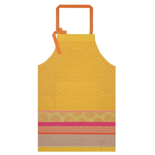 Tablier Cuisine de Provence citron, Le Jacquard Français