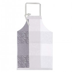 Tablier de cuisine Fleurs de Kyoto Brume, Le Jacquard Français