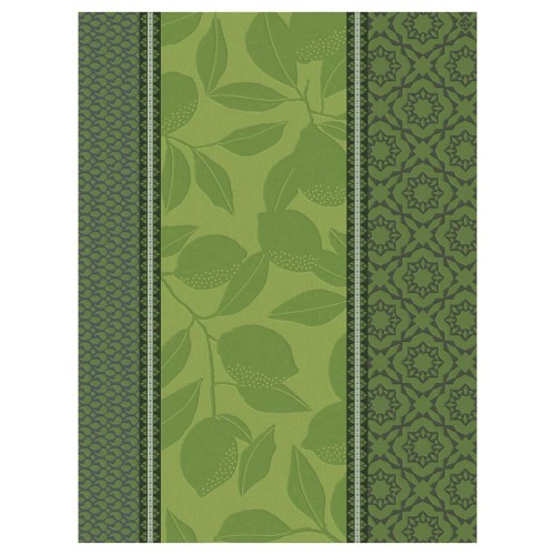 Torchons Sous les Citronniers Vert, Le Jacquard Français