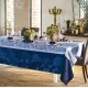 Nappe anti tache coton Bio Hortensias Bleu, Garnier-Thiébaut