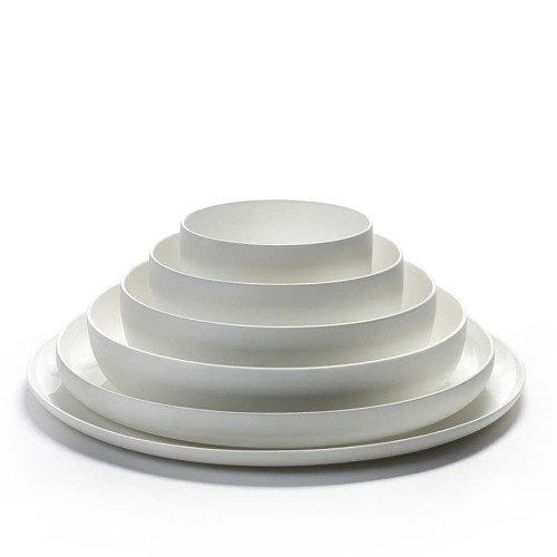 Service de table moderne porcelaine blanche Base, Serax by Piet Boon