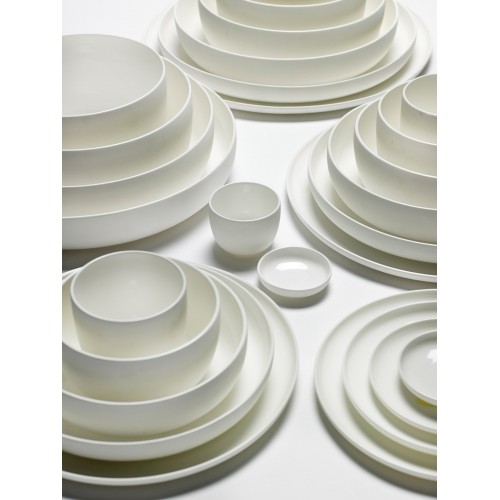 Service de table moderne porcelaine blanche Base, Serax by Piet Boon