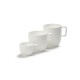 Tasses porcelaine blanche Base, Serax by Piet Boon
