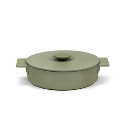 Sauteuse L en fonte D26cm Surface Camo Green - Sergio Herman, Serax