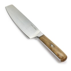  Couteau Nakiri 32.4cm en bois d'olivier Pure, Pascale Naessens