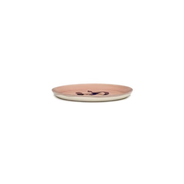 Serax Feast Ottolenghi - Assiettes dessert grès 22.5cm Poivron Rose/Bleu