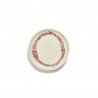 Serax Feast Ottolenghi - Assiettes dessert grès 22.5cm Tourbillon Blanc/Rouge