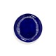 Serax Feast Ottolenghi - Assiettes plates grès 26.5cm Tourbillon Lapis Lazuli/Blanc