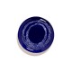 Serax Feast Ottolenghi - Assiettes plates grès 26.5cm Tourbillon de points Lapis Lazuli/Blanc