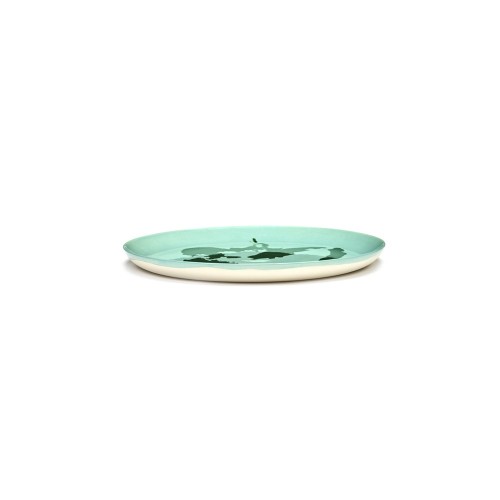  Feast Ottolenghi - Assiette plate grès 26.5cm Poivron Azur/Vert