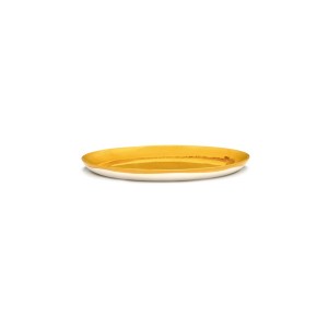 Serax Feast Ottolenghi - Assiette plate grès 26.5cm Tourbillon Jaune/Rouge 2
