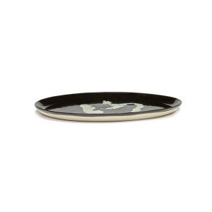 Serax - Plat rond grès 35cm Poivron Noir/Blanc Feast Ottolenghi 2
