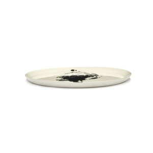 Serax - Plat rond grès 35cm Artichaut Blanc/Noir Feast Ottolenghi 2