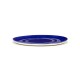 Serax - Plat rond grès 35cm Tourbillon de points Lapis Lazuli/Blanc Feast Ottolenghi