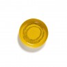 Serax Feast Ottolenghi - Assiette pasta grès 22cm Tourbillon de points Jaune/Noir