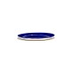  Feast Ottolenghi - Assiette plate grès 26.5cm Tourbillon de traits Lapis Lazuli/Blanc