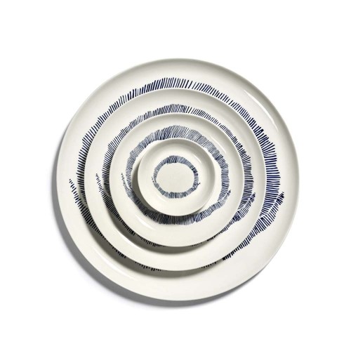 Feast Ottolenghi - Assiettes et plats grès  Blanc/Bleu
