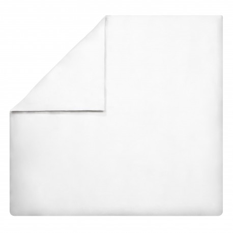 Housse de couette satin de coton Bio Teophile Neige 
