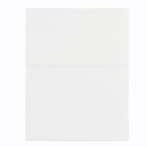 Drap plat uni satin de coton Bio Teophile 2