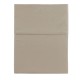 Drap plat uni satin de coton Bio Teophile Gazelle