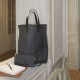 Sac cabas porté main Picto Gris, Le Jacquard Français