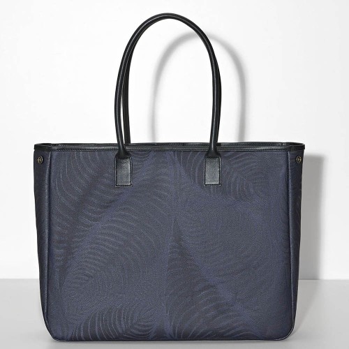 Sac cabas porté épaule Première Palme Bleu, Le Jacquard Français