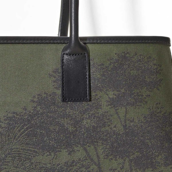 Sac cabas porté épaule Première Paysage Vert, Le Jacquard Français