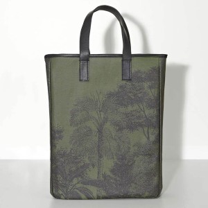 Sac cabas porté main Première Paysage Vert, Le Jacquard Français 2