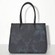 Sac cabas porté épaule Première Parc Bleu, Le Jacquard Français
