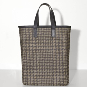 Sac cabas porté main Première Prince Beige, Le Jacquard Français 2