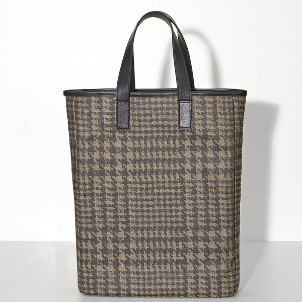 Sac cabas porté main Première Prince Beige, Le Jacquard Français