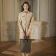 Sac cabas porté main Première Prince Beige, Le Jacquard Français