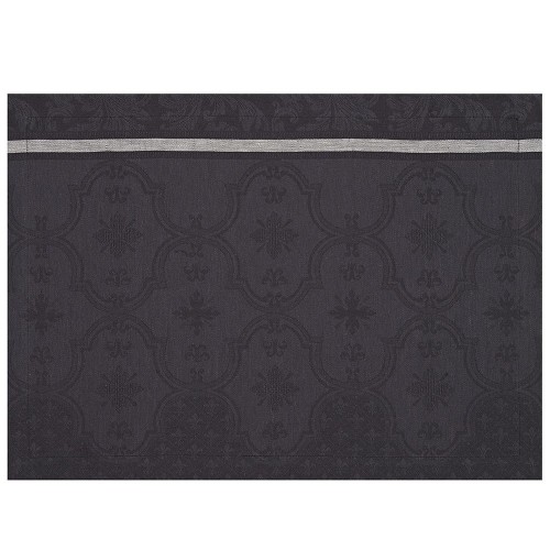 Set de table design  pur lin Armoiries Jais, Le Jacquard Français
