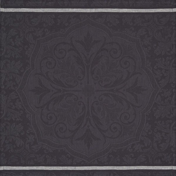 Serviettes de table design  pur lin Armoiries Jais, Le Jacquard Français