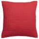 Coussin coton stonewashed Maïa Groseille 45x45, Vivaraise