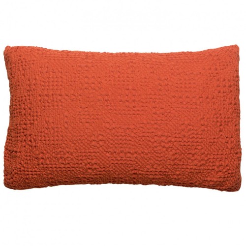 Coussin coton stonewashed Tana Rooisbos 40 x 65cm, Vivaraise