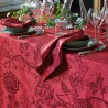 Serviettes de table pur lin Scarlett Carmin, Garnier-Thiébaut