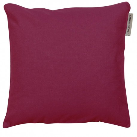 Housse de coussin unie Confettis Aubergine, Garnier-Thiébaut 