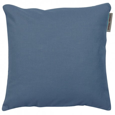 Housse de coussin unie Confettis Bleuet, Garnier-Thiébaut 