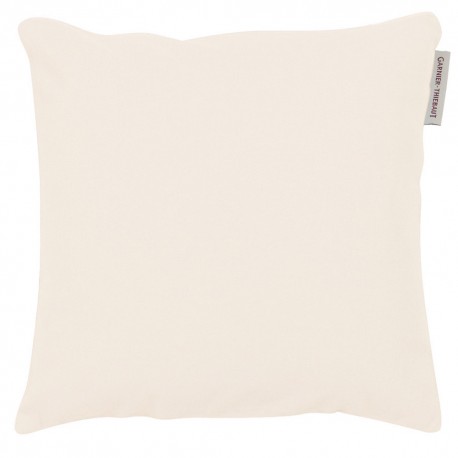 Housse de coussin unie Confettis Blanc cassé, Garnier-Thiébaut 