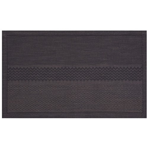 Serviettes ou sets de table Slow Life Carbone 50x30, Le Jacquard Français