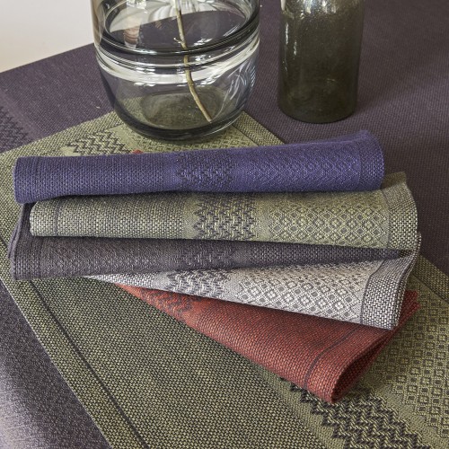Serviettes ou sets de table Slow Life, Le Jacquard Français
