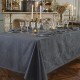 Nappe enduite sur mesure Mille Isaphire Zinc, laize 180cm, Garnier-Thiébaut