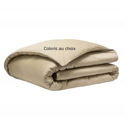 Alexandre Turpault - Housse de couette unie en satin de coton Bio 120 fils/cm² Teophile