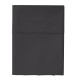 Drap plat uni satin de coton Bio Teophile Eclipse