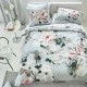 Peonia Grande Zinc parure de lit satin de coton, Designers Guild