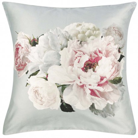 Peonia Grande Zinc Taie carrée